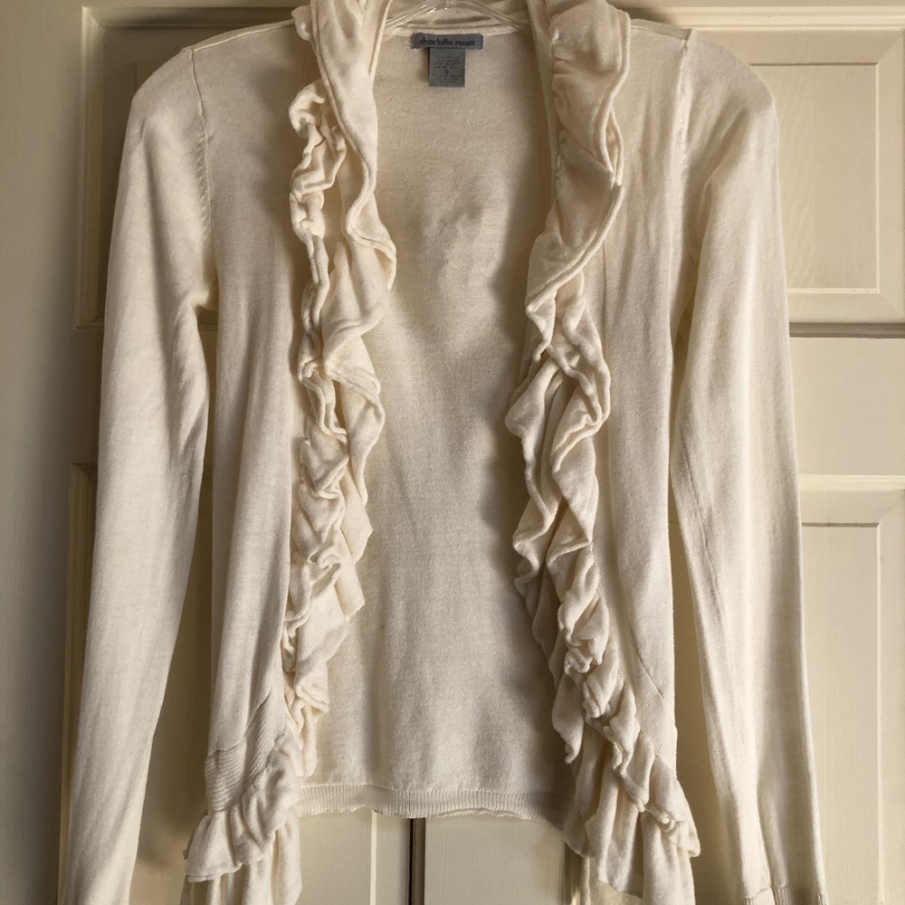 Ruffle Cardigan